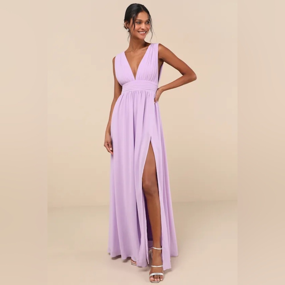 LULUS ~ Heavenly Hues Lavender Maxi Dress